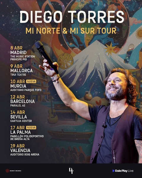 Diego Torres gira 2026