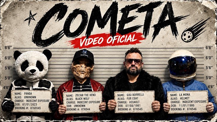 Gigi Borrelli convierte "Cometa" en una aventura surrealista con el estreno de su videoclip oficial