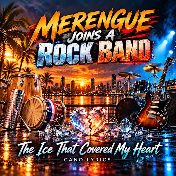 Cano Lyrics fusiona merengue y rock en "The Ice That Covered My Heart", una historia de desamor y renacimiento emocional