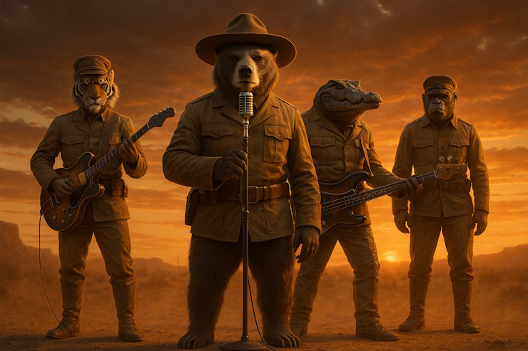 JP y el Grupo Salvaje appaloosa