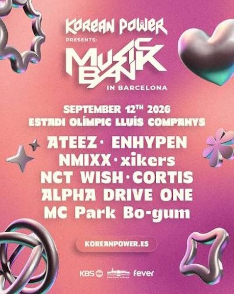 Barcelona se prepara para una noche histórica de K-pop con el Music Bank