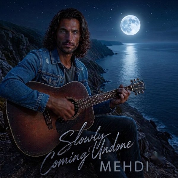 Mehdi presenta "Slowly Coming Undone", una íntima canción acústica sobre el alivio de aprender a soltar