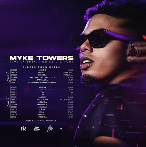 Myke Towers gira m
