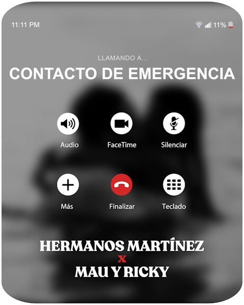 contacto de emergencia Hnos Martinez y Mau y ricky